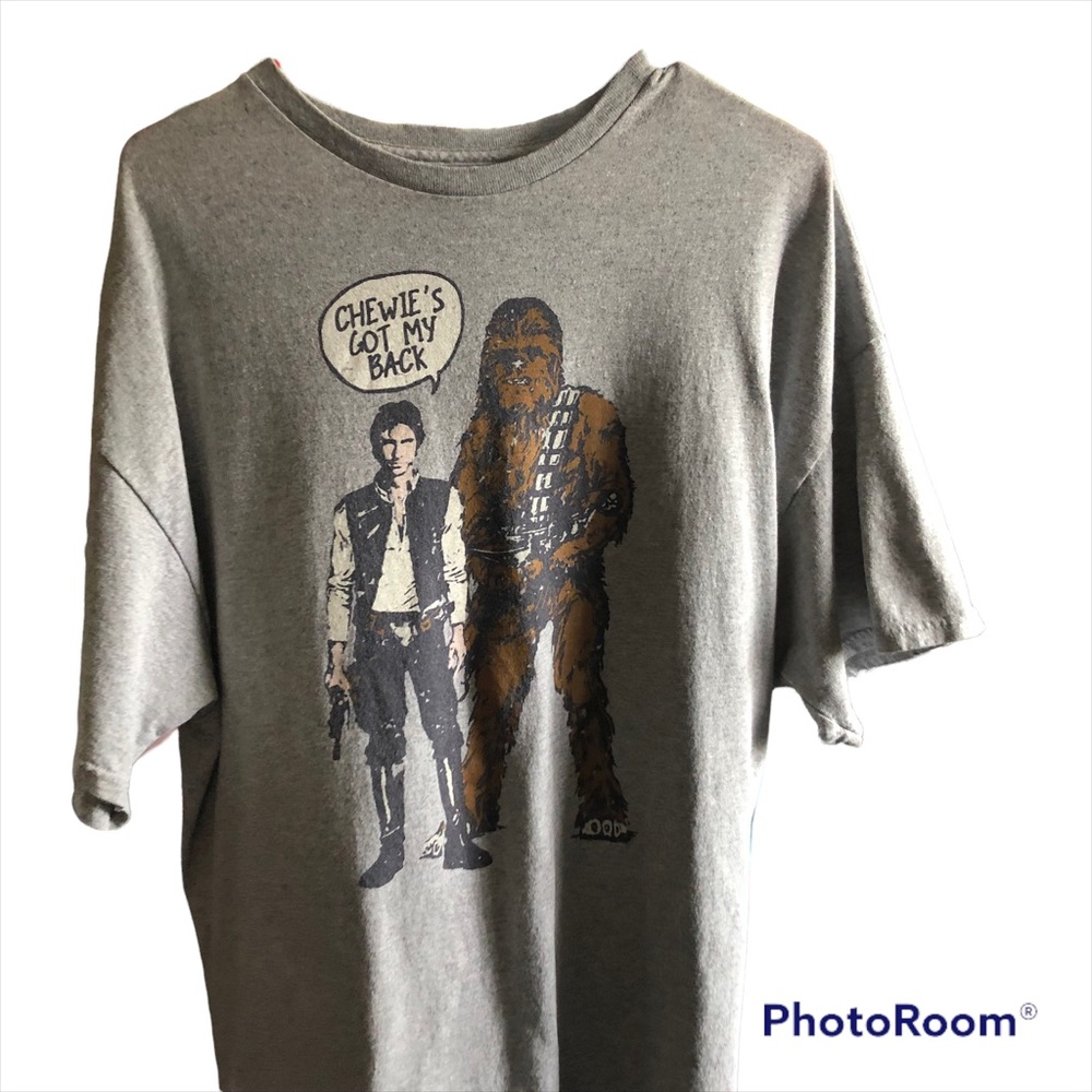 Star Wars Chewy's Got My Back Graphic Men's Tshirt Size 2XL - Picture 2 of 4